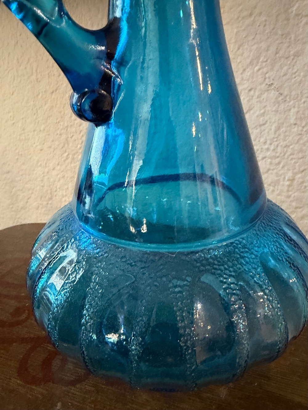 Vintage 1970's  Glass Genie Bottle Jim Beam Decanter Bottle - Picture 2 of 5